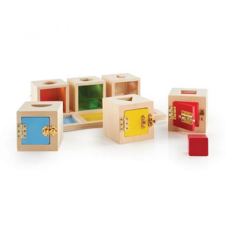 Сортер Peekaboo Lock Boxes Запирающиеся коробочки Пикабу