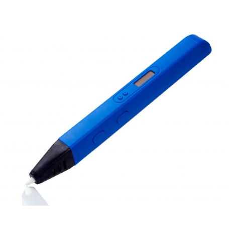 3D ручка Spider Pen SLIM с OLED Дисплеем - работает от USB (синяя)