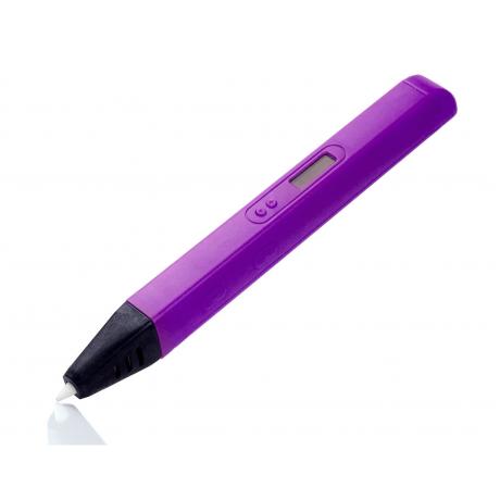 3D ручка Spider Pen SLIM с OLED Дисплеем - работает от USB (фиолетовая)