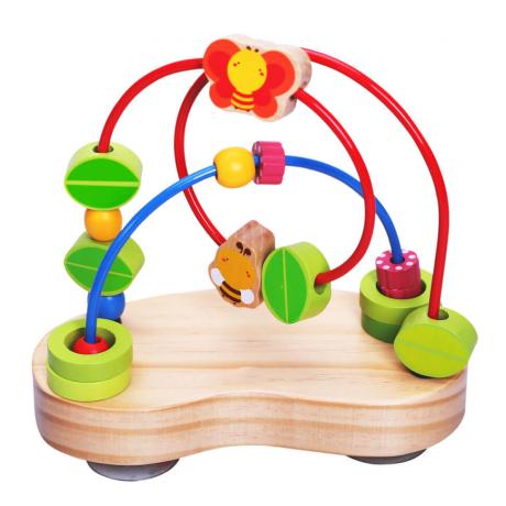 Логическая игрушка Vulpi Лабиринт с деревянными бусинами